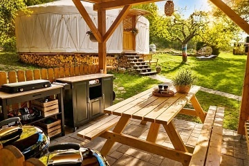 Glamping sauna a koup�n� - Zvi�ina - Podkrkono��