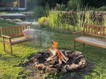 Glamping sauna a koupac� jez�rko - Zvi�ina - Pecka