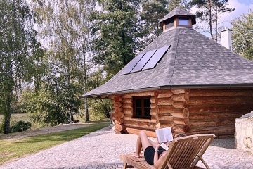 Srub u rybn�ka - glamping - CHKO K�ivokl�tsko