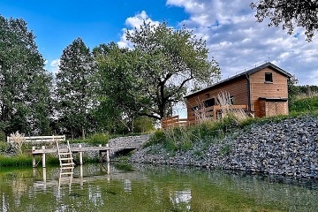 Glamping a koupac� jez�rko - Vod�any - ji�n� �echy