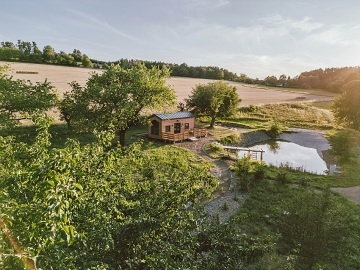 Glamping a koupac� jez�rko - Vod�any - ji�n� �echy
