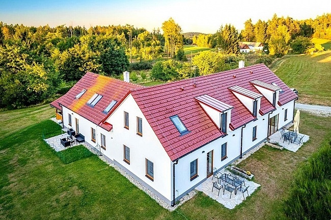 Chalupa Česká Kanada - hrad Landštejn - jižní Čechy