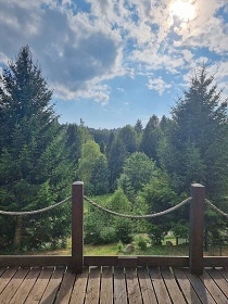 Chata a koupac� sud - hrad Land�tejn - �esk� Kanada