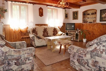 Chalupa baz�n a sauna - Hrad K�men - Vyso�ina