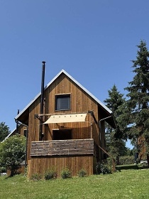 Chata s baz�nem u Otavy - Vr� - p�ehrada Orl�k
