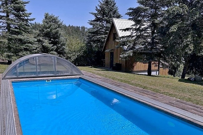 Chata s bazénem u Otavy - Vráž - přehrada Orlík