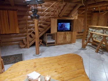Srub v zahradě - Velenov - Drahanská vrchovina