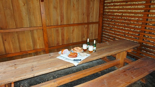 Chalupa a kachlová kamna s pecí - Orlické hory