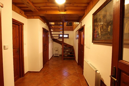 Chalupa a kachlová kamna s pecí - Orlické hory