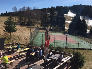 Penzion s venkovnm baznem - Krun hory