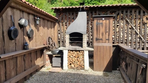 Chalupa wellness a bazn - esk les - Domalicko