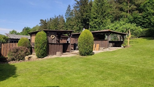 Chalupa wellness a bazn - esk les - Domalicko