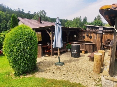 Chalupa wellness a bazn - esk les - Domalicko