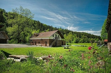 Chalupa bazn a sauna - ky v Orlickch horch