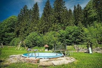Chalupa bazn a sauna - ky v Orlickch horch