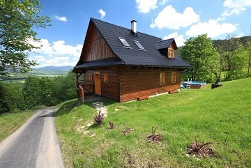 Roubenka s bazénem - Stříbrnice - Jeseníky