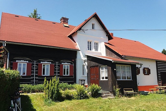 Chalupa Horní Světlá - Lužické hory - hrad Sloup