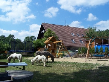 Chalupa s baz�nem - ko�sk� pastviny - Jizerky