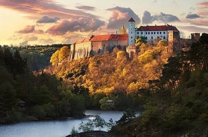 Vranovská přehrada-chata Veselka