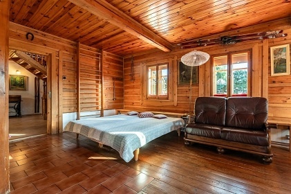 Rouben� chalupa s baz�nem - Krkono�e - Ponikl�