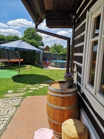 Roubenka Homole - baz�n a koupac� sud - Krkono�e