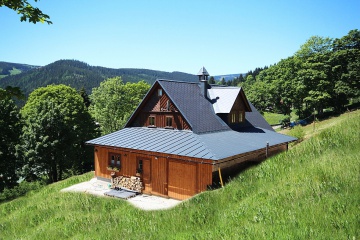 Roubenka Port�ky - v�hled do �dol� Velk� �py