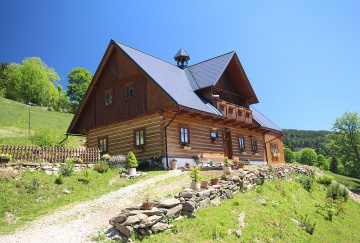 Roubenka Port�ky - v�hled do �dol� Velk� �py