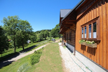 Roubenka Port�ky - v�hled do �dol� Velk� �py