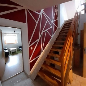 Chalupa a baz�n - Slezsk� Harta - Re�ovsk� vodop�dy