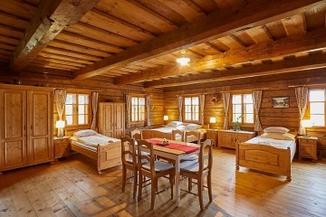 Roubenka s kachlovými kamny - Šumava - Volary