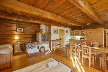 Roubenka s kachlov�mi kamny - �umava - Blanice