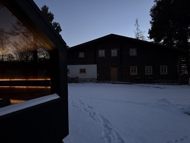 Roubenka s kachlov�mi kamny - �umava - Blanice