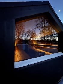 Roubenka s kachlov�mi kamny - �umava - Volary