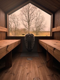 Roubenka s kachlov�mi kamny - �umava - Blanice