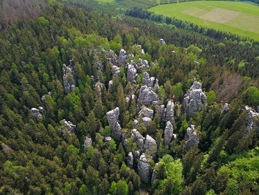 Kanadský srub - CHKO Broumovsko - Adršpach