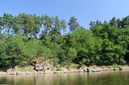 Chata s baz�nem - p�ehrada Orl�k - Bechyn�