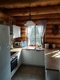 Srub u �eky Oh�e - hrad Loket - Karlovy Vary