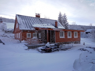 Roubenka Krkono�e - se saunou - �ern� Voda