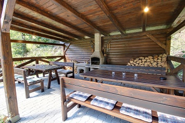 Chalupa se saunou - u ���ky B�l� - �erli�sk� Ml�n