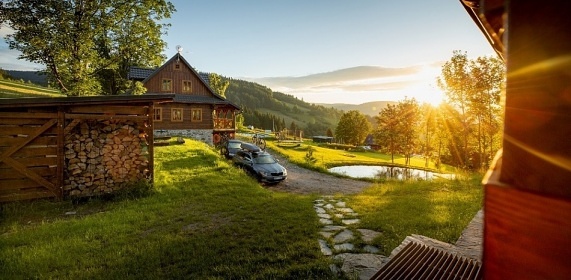 Roubenka s bazénem a wellness - Staré Město