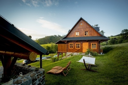 Roubenka s bazénem a wellness - Staré Město