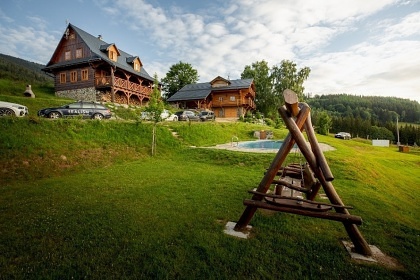Roubenka s bazénem a wellness - Staré Město