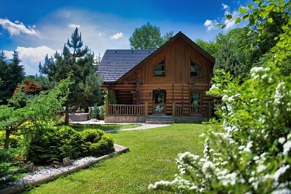 Kanadský srub - wellness a bazén - Šternberk