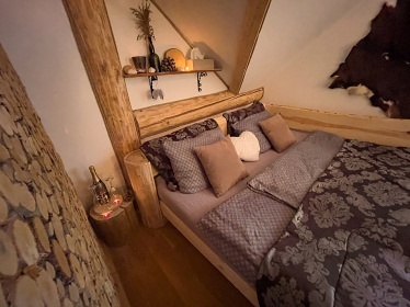 Kanadský srub - wellness a bazén - Šternberk