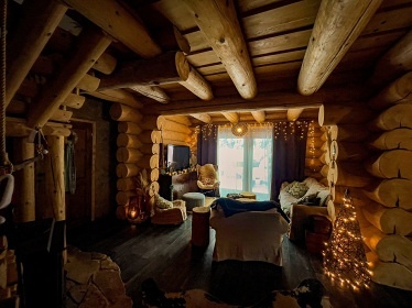 Kanadský srub - wellness a bazén - Šternberk
