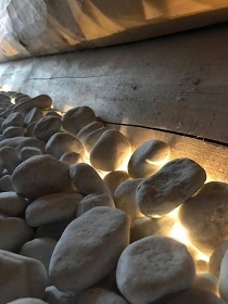 Kanadský srub - wellness a bazén - Šternberk