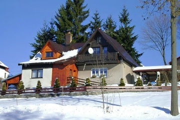 Chata na rozhran - Jizersk hory a Krkonoe