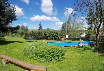 Chalupa s baznem - Pradd - Reovsk vodopdy