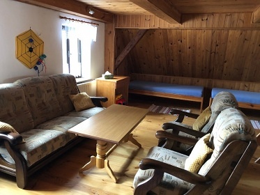 Chalupa s baznem - Pradd - Reovsk vodopdy