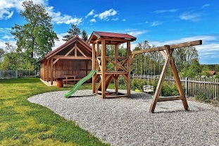 Wellness chalupa a jezírko - Novohradské hory